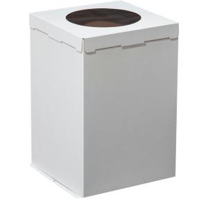 DoEco OSQ FG Window White  300х300х450мм короб для тортов с окном_