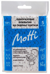 Покрытие на унитаз MOTTI 1упак - 5шт_1