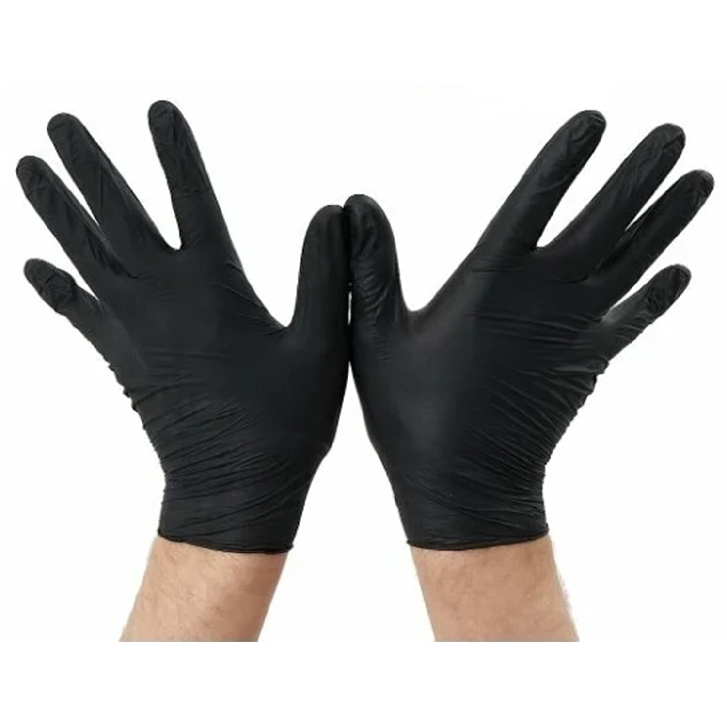 Перчатки нитриловые неопудренные XL 1упак 50пар  MediOk черные Black+