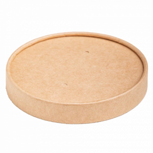 OSQ Round Bowl 300 400 500 КРЫШКА картонная КРАФТ