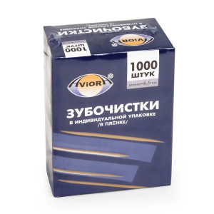 Зубочистки бамбуковые, в индивидуальной ПП упаковке_1