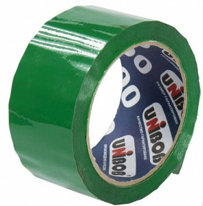 Скотч 48мм х 66м зеленый Unibob 600 К30488