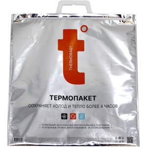 Термоспакет Termy Premium Big с логотипом t 33л 20кг 60х55см Мет-Мет