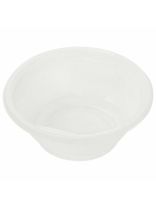 Тарелка суповая 0,6л белая  1упак - 50шт  Стандарт Пластик