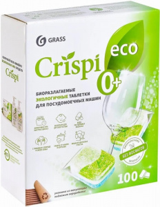 Таблетки для посудомоечной машины GraSS CRISPI ЭКО  1упак - 100шт